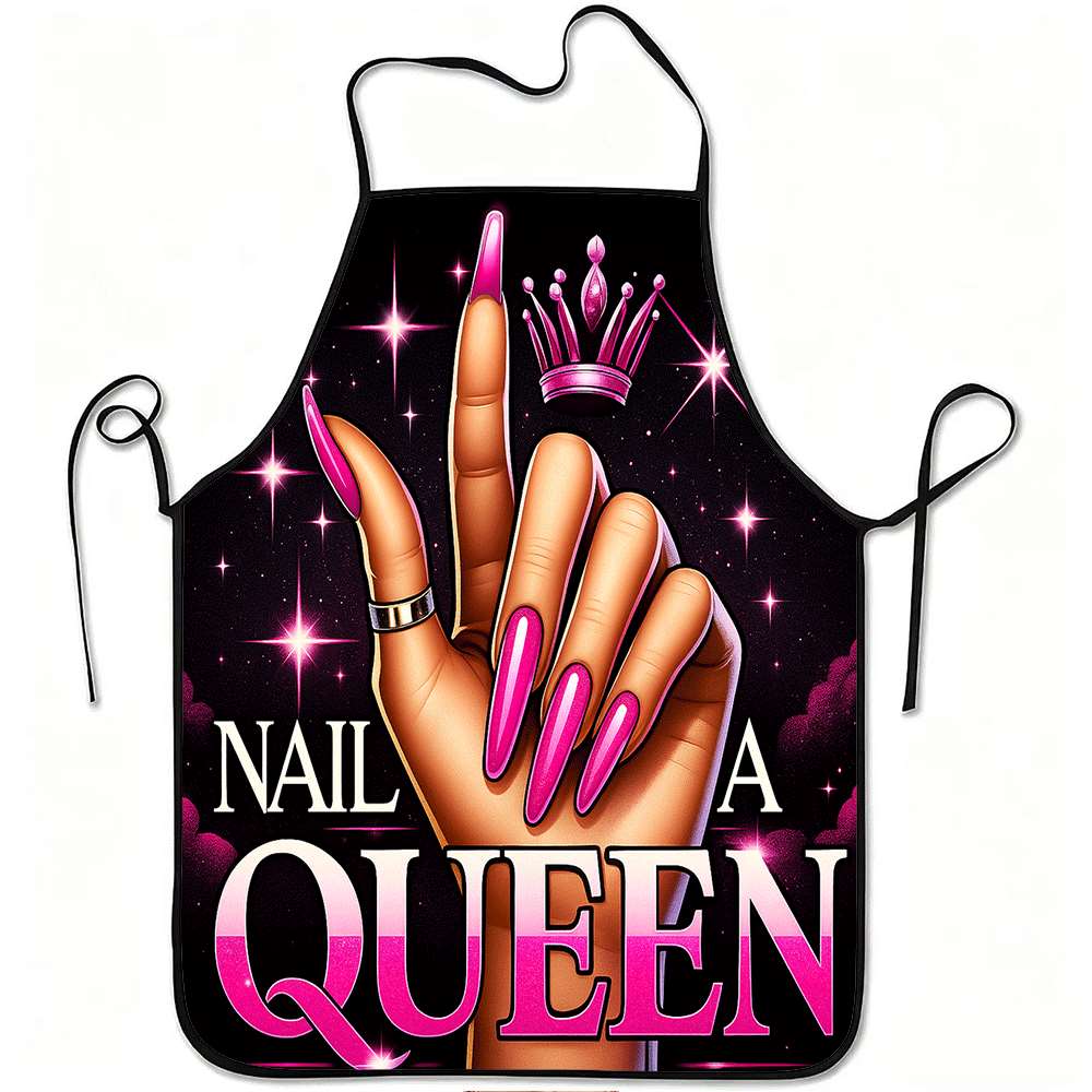 1 Trendy Nail Art-Themed Apron - огляд і ціна Home Cooking Queen