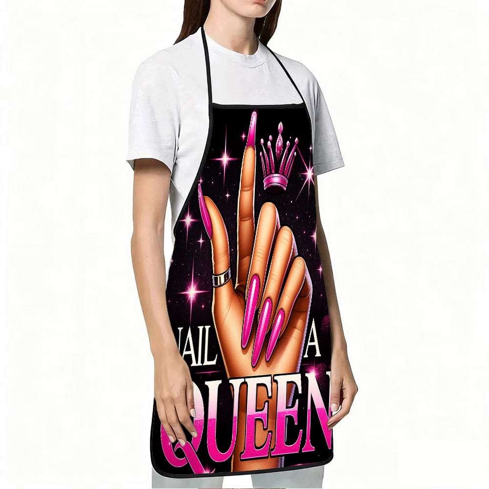 1 Trendy Nail Art-Themed Apron - огляд і ціна Home Cooking Queen