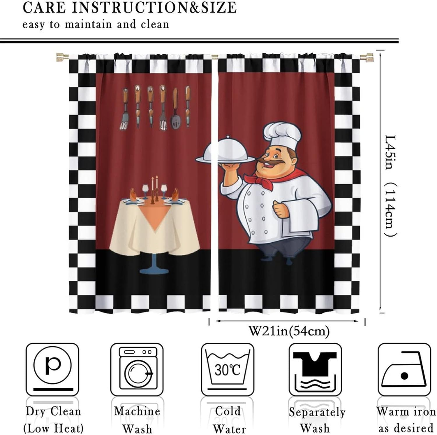 Fat Chef Kitchen Curtains ，Car - огляд і ціна Home Cooking Youtube
