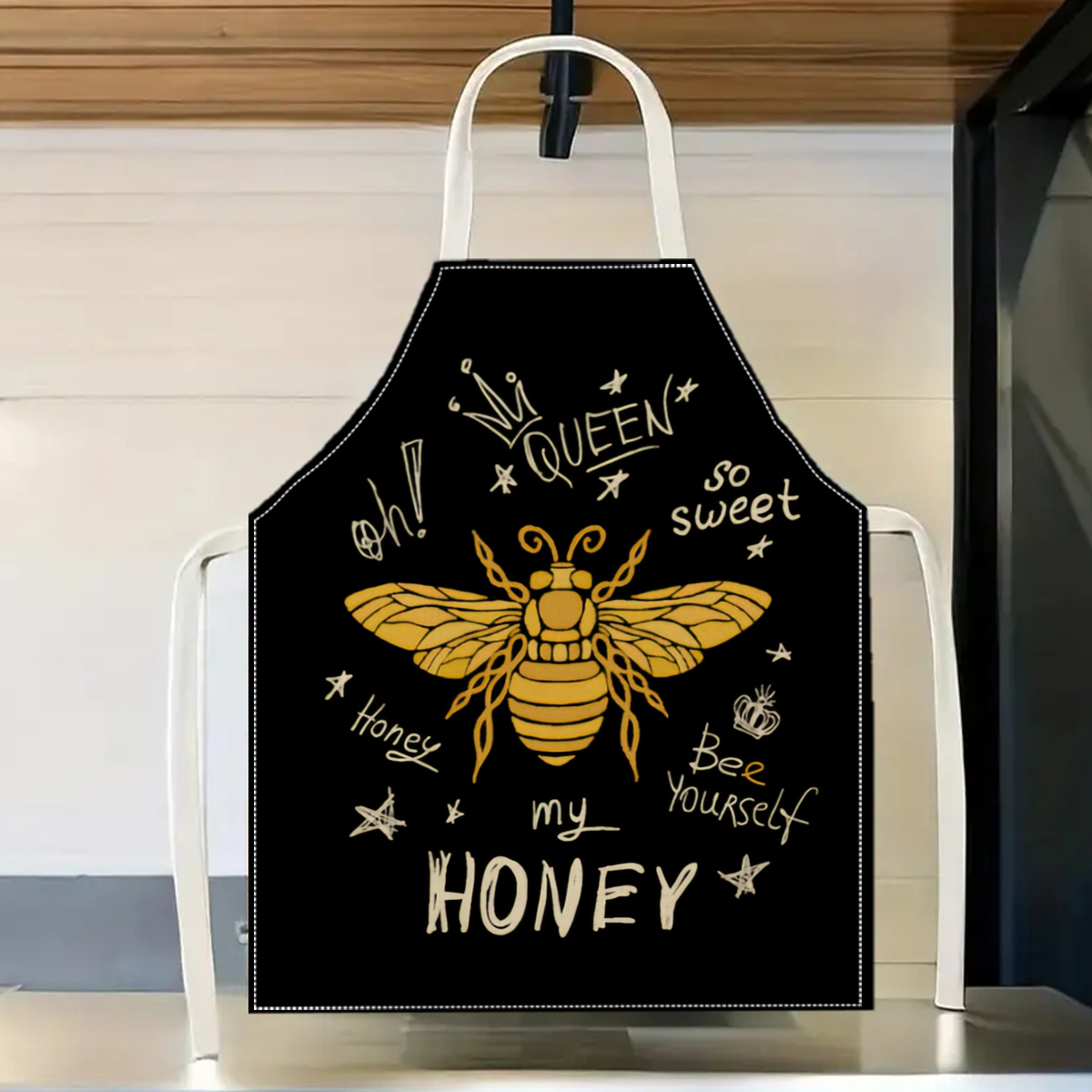 Queen Bee Honey Apron Linen Co - огляд і ціна Home Cooking Queen