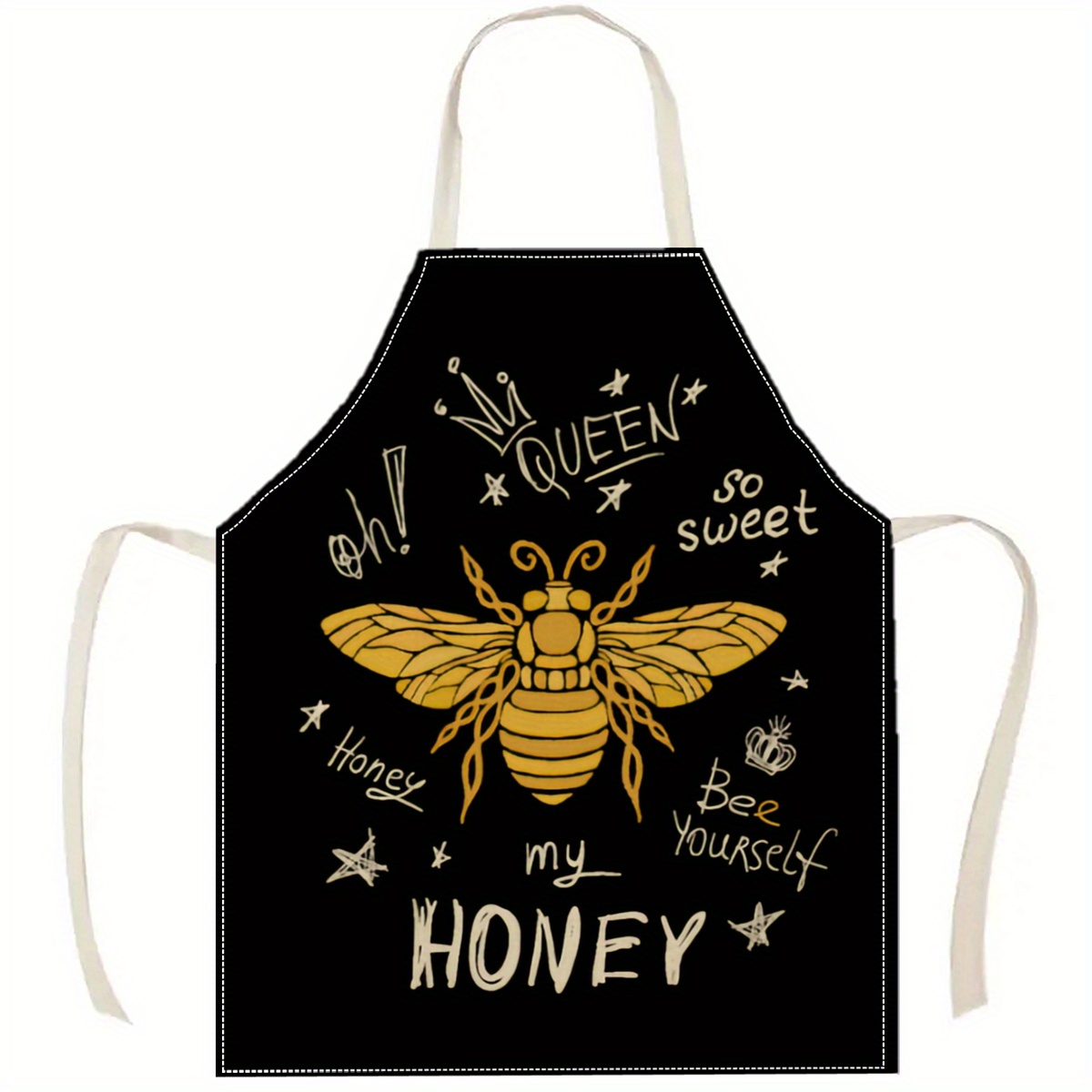 Queen Bee Honey Apron Linen Co - огляд і ціна Home Cooking Queen