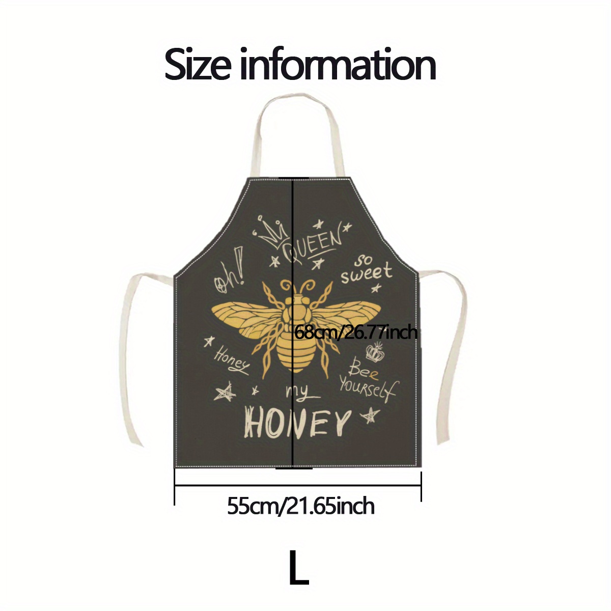 Queen Bee Honey Apron Linen Co - огляд і ціна Home Cooking Queen