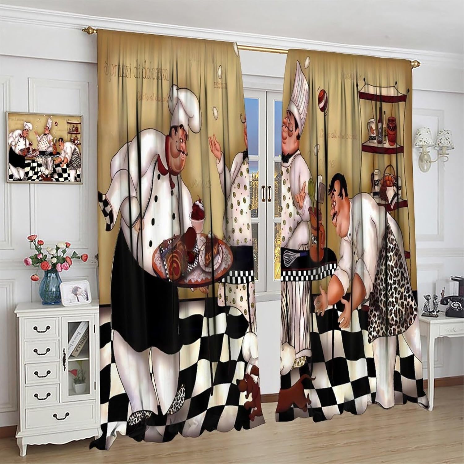 Kitchen Chef Retro Curtains, V - огляд і ціна Home Cooking Youtube