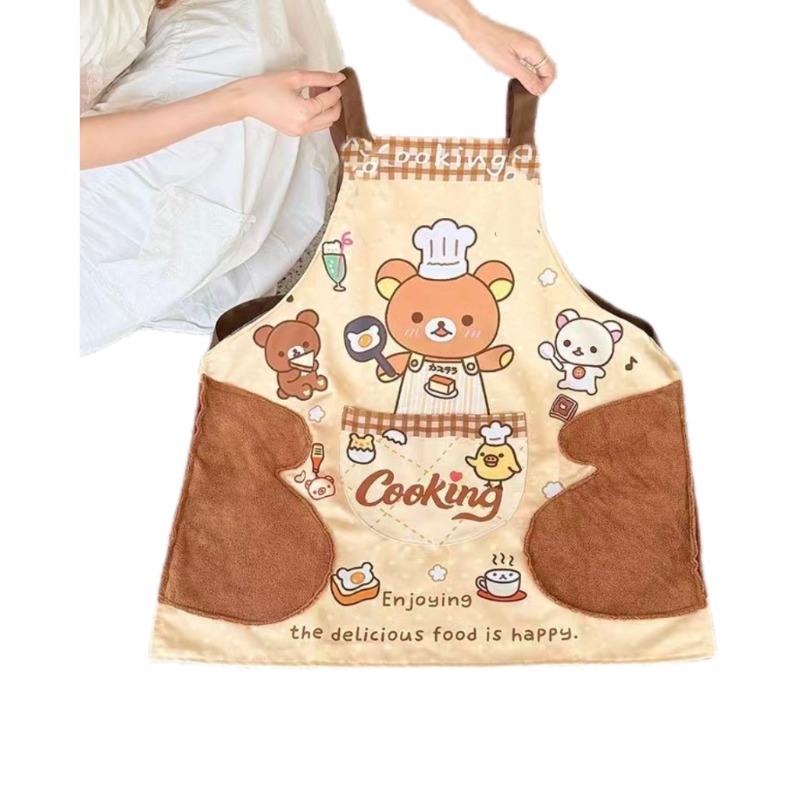Cute Rilakkuma apron, waterpro - огляд і ціна Home Cooking Oil