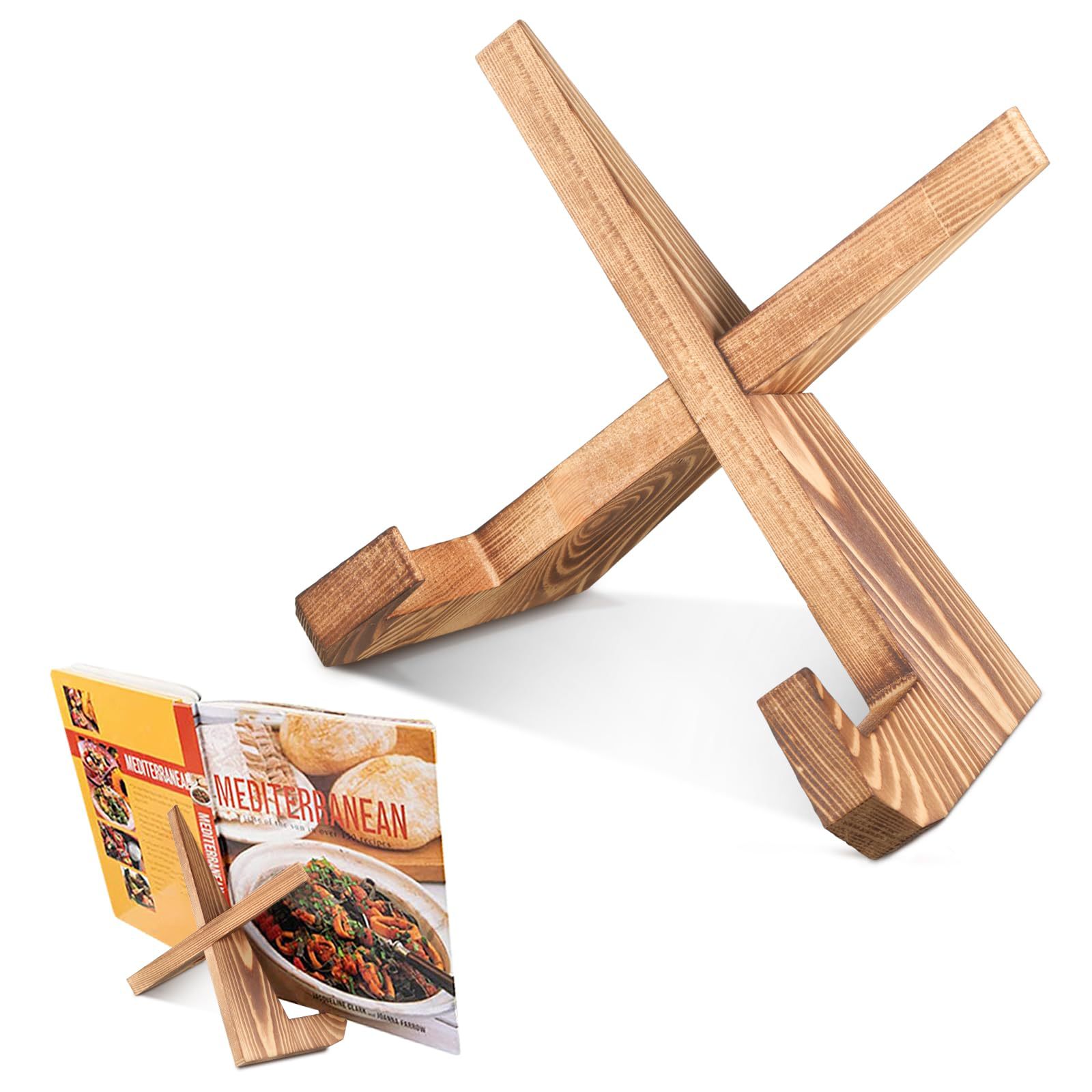 Wooden Cookbook Stand Handmade - огляд і ціна Home Cooking Menu